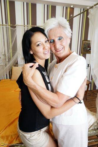 Myra (60), Audrina (21) - Old and Young Lesbian love Sex (2015/Old-and-Young-Lesbians/Mature/SD)  