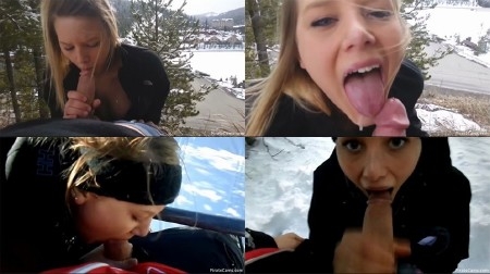 Mya Lane - Ski Day! 2 Cumshots in 1 Clip (2019/ManyVids/HD/720p)