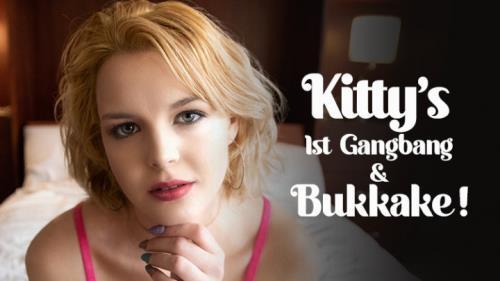Kitty - Kitty's 1st Gangbang & Bukkake (23.03.2021/TexxxasBukkake, TexasBukkake.com, ManyVids.com/FullHD/1080p)