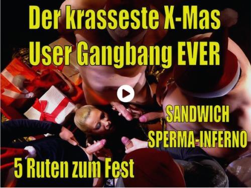 Daynia - Der Krasseste XMas User Gangbang ever - Sandwich SpermaInferno zum Fest (28.12.2021/MyDirtyHobby.com/FullHD/1080p) 