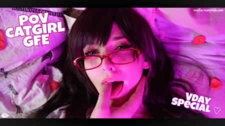 Enafox - You Pleasure your Catgirl GF on V-day (2022/ManyVids/FullHD/1080p) 