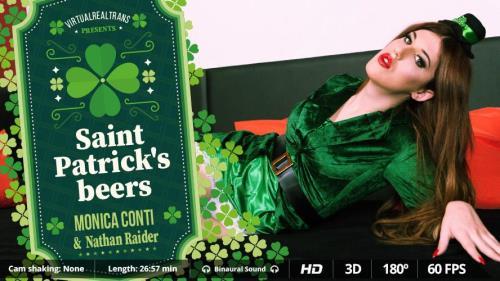 Monica Conti, Nathan Raider - Saint Patrick's beers (11.06.2023/VirtualRealTrans.com/3D/VR/UltraHD 2K/1600p)