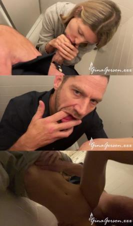 Gina Gerson - Bathroom Sex With Stranger (2023/FullHD/1080p) 