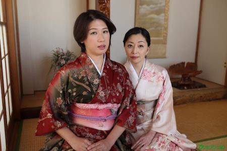 Yuriko Hosaka, Shoko Takashima - Threesome in Kimono! (2024/FullHD/1080p) 