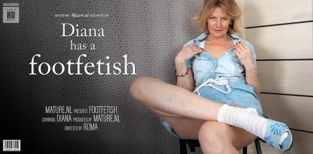 Diana (52) - MILF Diana has a naughty thing for feet (2020/Mature.nl/FullHD/1080p) 