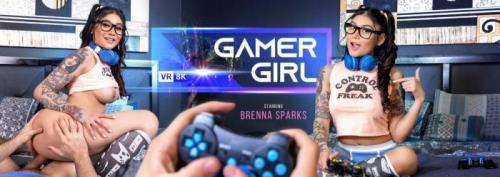 Brenna Sparks - Gamer Girl (01.05.2021/VRBangers.com/3D/VR/UltraHD 2K/1920p) 