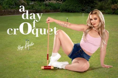 Kay Carter - A Day Of Croquet (06.07.2021/BaDoinkVR.com/3D/VR/UltraHD 2K/2048p) 