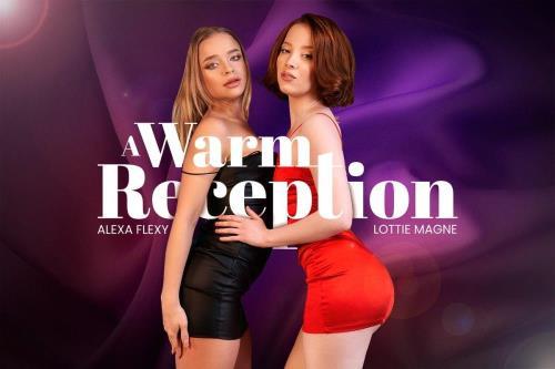 Lottie Magne, Alexa Flexy - A Warm Reception (02.02.2022/BaDoinkVR.com/3D/VR/UltraHD 4K/3584p) 