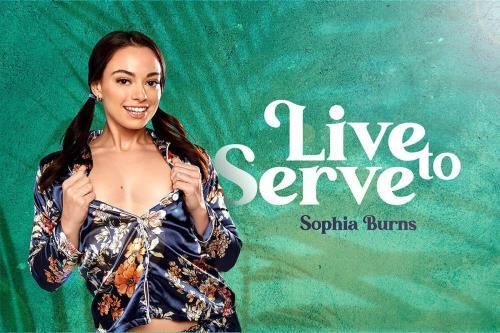 Sophia Burns - Live to Serve (08.04.2022/BaDoinkVR.com/3D/VR/UltraHD 4K/3584p) 