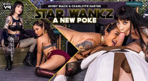 Avery Black, Charlotte Sartre - Star Wankz: A New Poke (05.05.2022/WankzVR.com/3D/VR/UltraHD 4K/3600p) 