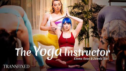 Emma Rose, Jewelz Blu - The Yoga Instructor (09.05.2022/Transfixed.com, AdultTime.com/Transsexual/UltraHD 4K/2160p) 
