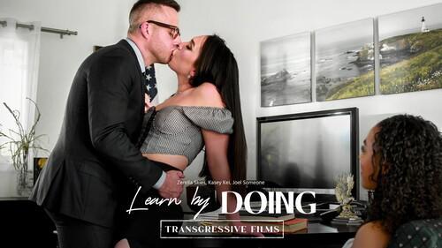 Kasey Kei, Zerella Skies - Learn By Doing (05.08.2022/Transfixed.com, AdultTime.com/Transsexual/FullHD/1080p)