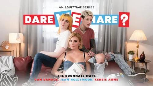 Jean Hollywood, Cam Damage, Kenzie Anne - The Roommate Wars (30.11.2022/AdultTime.com/Transsexual/SD/544p) 