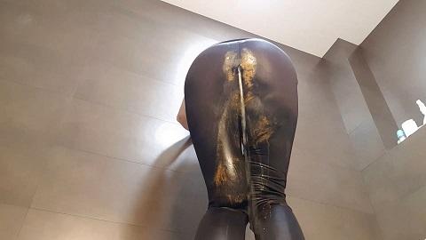 Thefartbabes - Leather Leggings Diarrhea (03.01.2023/ScatShop.com/Scat/FullHD/1080p) 