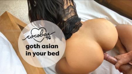 CocoBae96 - Slutty Asian Girl in Black Lace (2023/FullHD/1080p) 