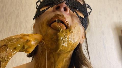 p00girl - Poop, fuck in mouth and feel sick, smear (01.03.2023/ScatShop.com/Scat/FullHD/1080p)