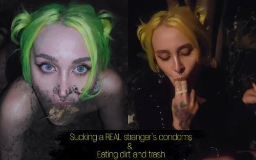 Forest Whore - Sucking a real stranger's condoms eating trash and dirt. My absolutely extreme night walk (31.05.2023/faphouse.com/UltraHD 4K/2160p)