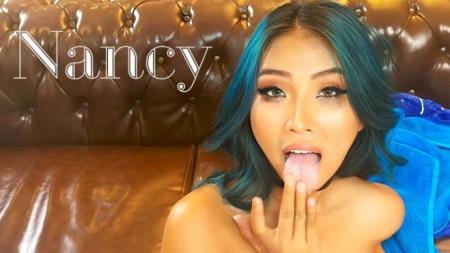 NANCY - Facilized Asian Plays with Cum (2023/HD/720p) 