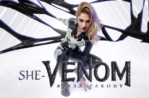 Mina Von D - She-Venom A XXX Parody (22.07.2023/VRCosplayX.com/3D/VR/UltraHD 4K/3584p) 
