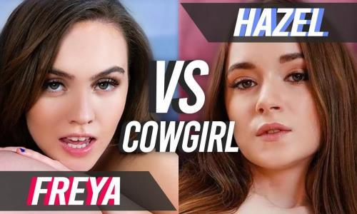 Hazel Moore, Freya Parker - Cowgirl Showdown Freya Parker vs Hazel Moore (07.08.2023/Third Base, SLR/3D/VR/UltraHD 4K/4000p) 
