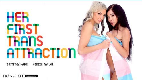 Kenzie Taylor, Brittney Kade - His First Trans Attraction (29.03.2024/Transfixed.com, AdultTime.com/Transsexual/SD/544p) 
