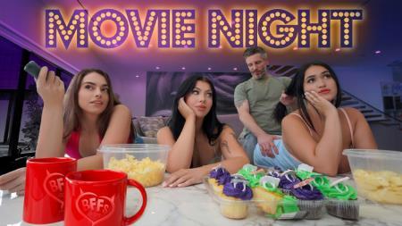 Sophia Burns, Holly Day, Nia Bleu - There Is Nothing Like Movie Night (2024/HD/720p) 
