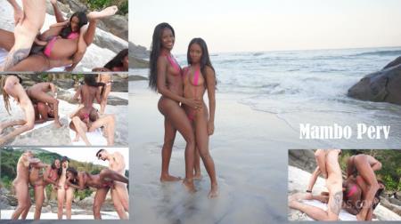Jasminy Villar, Jenny Pretinha - Daped-In-Public #6 : 2 ebony princesses get fucked at the beach in front of people - DAP, Anal, public sex, nude beach, BBC, Monster Cock - OB326 (2024/FullHD/1080p) 