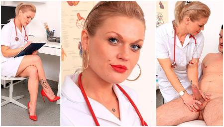 Angella Luxxx - Blonde Euro MILF nurse Melita is extracting semen (2024/HD/720p) 