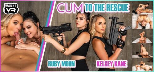 Kelsey Kane, Ruby Moon - Cum To The Rescue (09.09.2024/WankzVR.com/3D/VR/UltraHD 4K/3600p) 