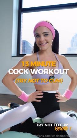 Piper Presley  - Guided JOI 13 minute Cock Workout Try not to cum (2024/UltraHD 2K/1920p) 